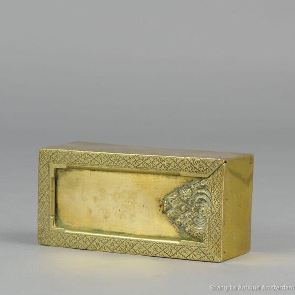 19th c Chinese / Indonesian Bronze Box