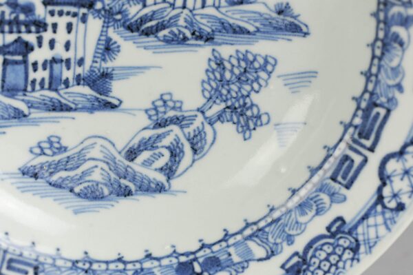 18C Chinese Porcelain Plate Church Island