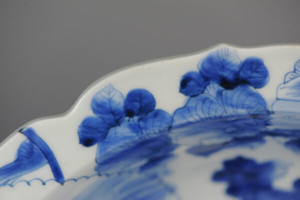 HUGE 34.4 CM 19C Meiji Japanese Porcelain Bowl/Basins