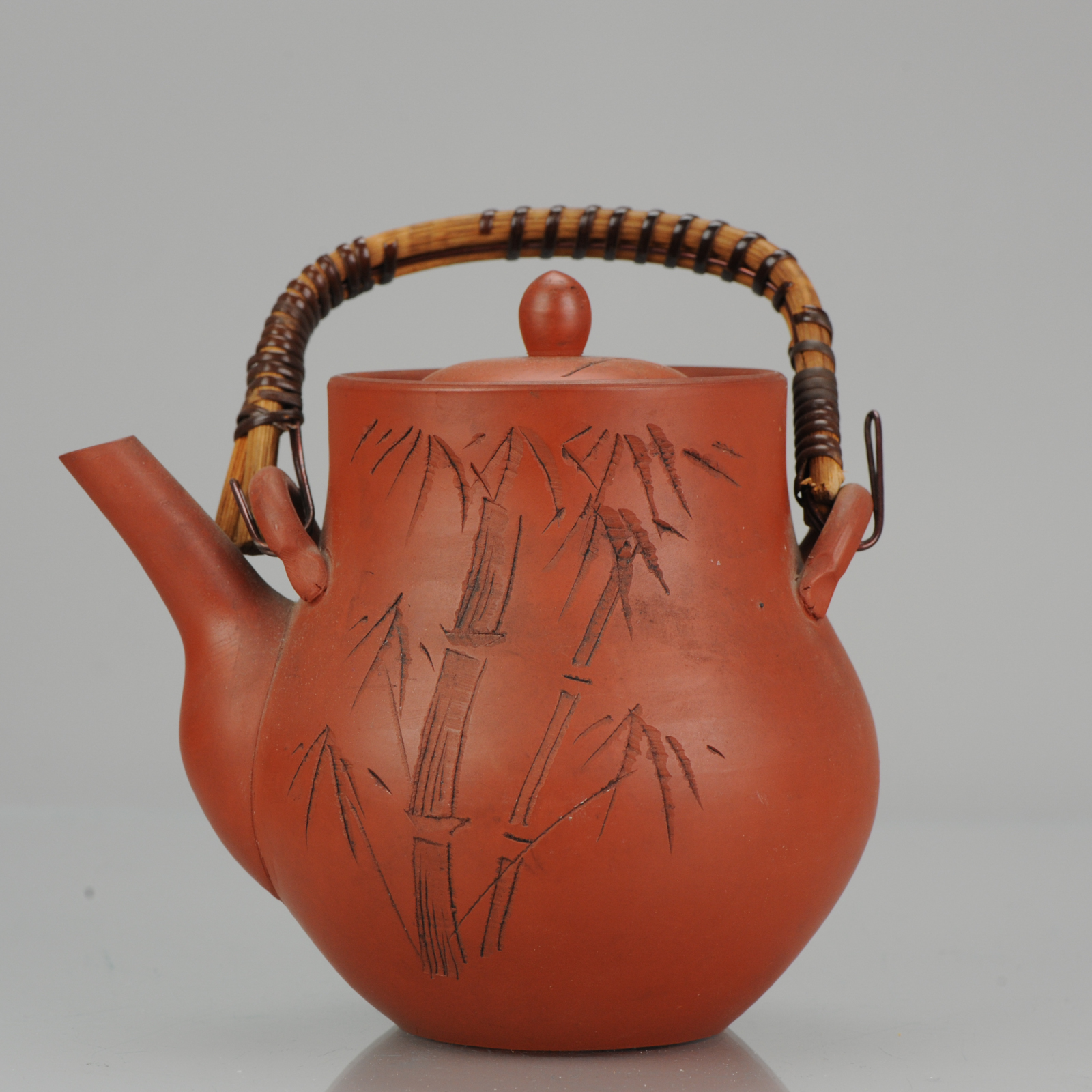 Antique 19C Japanese Banko or Tokoname Teapot Japanese Yixing clay