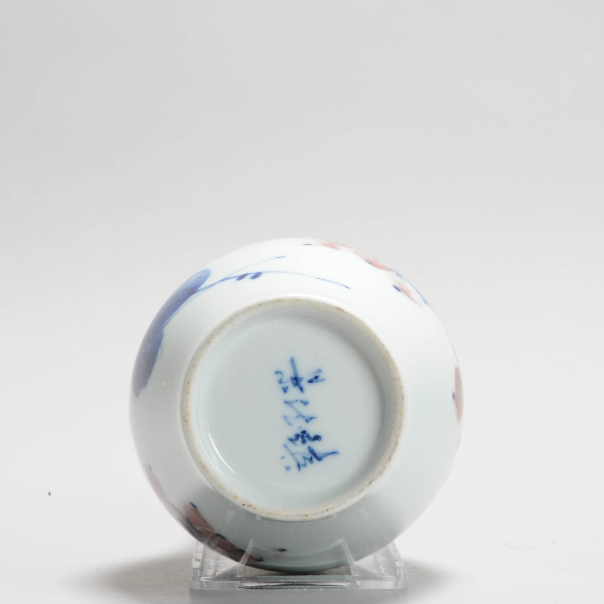 Vintage 20C Chinese porcelain PROC Liling Flower Bird Vase China Underglaze